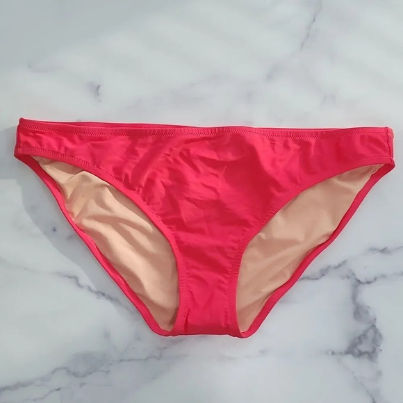 J Crew Pink Hipster Bikini Bottom - Picture 1 of 4
